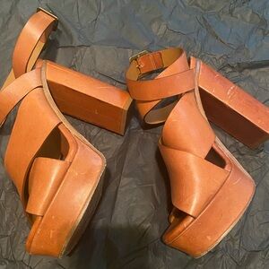 Chloé Women’s Platform Block Heel Sandals